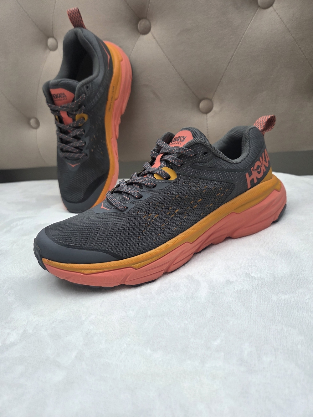 HOKA Challenger ATR 6 Women’s 7.5 Castlerock Camellia Trail Running Shoes